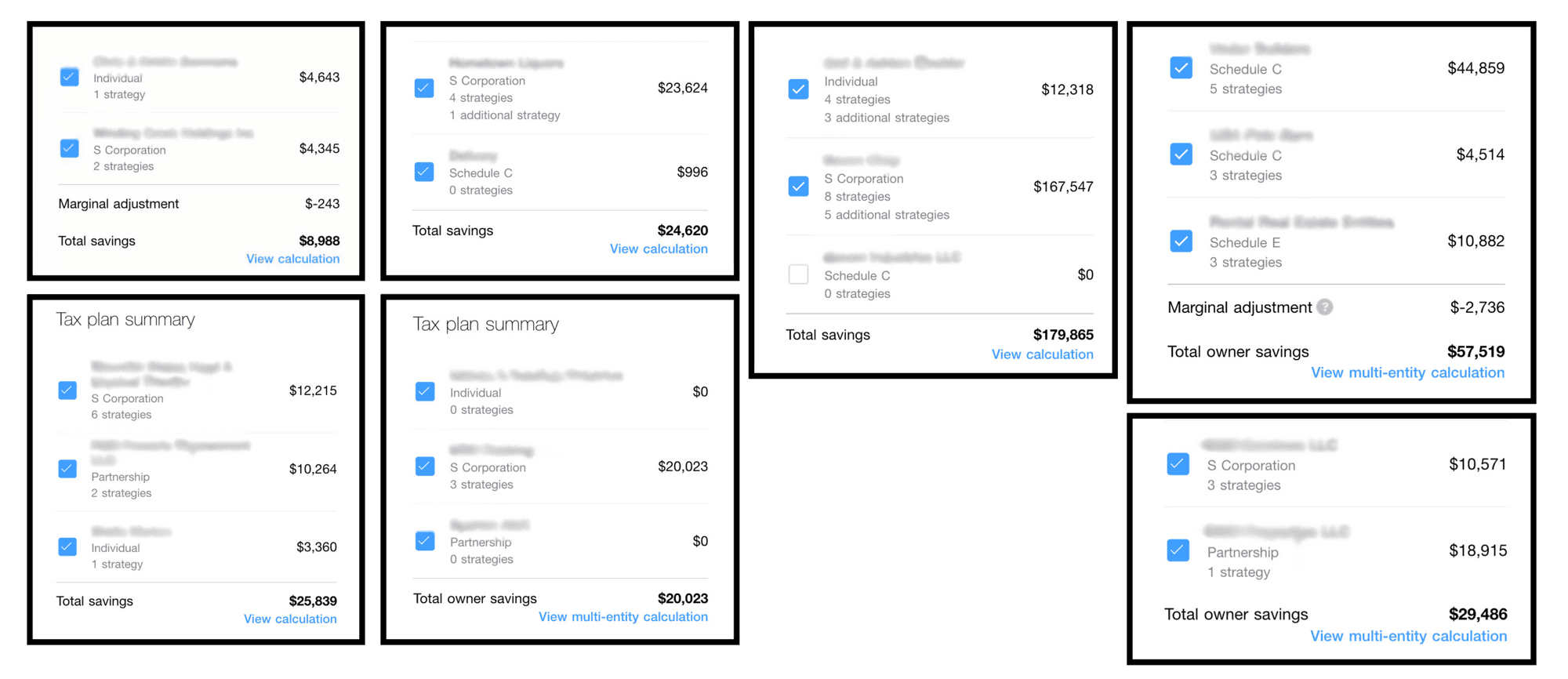 Real customer results: tax savings examples